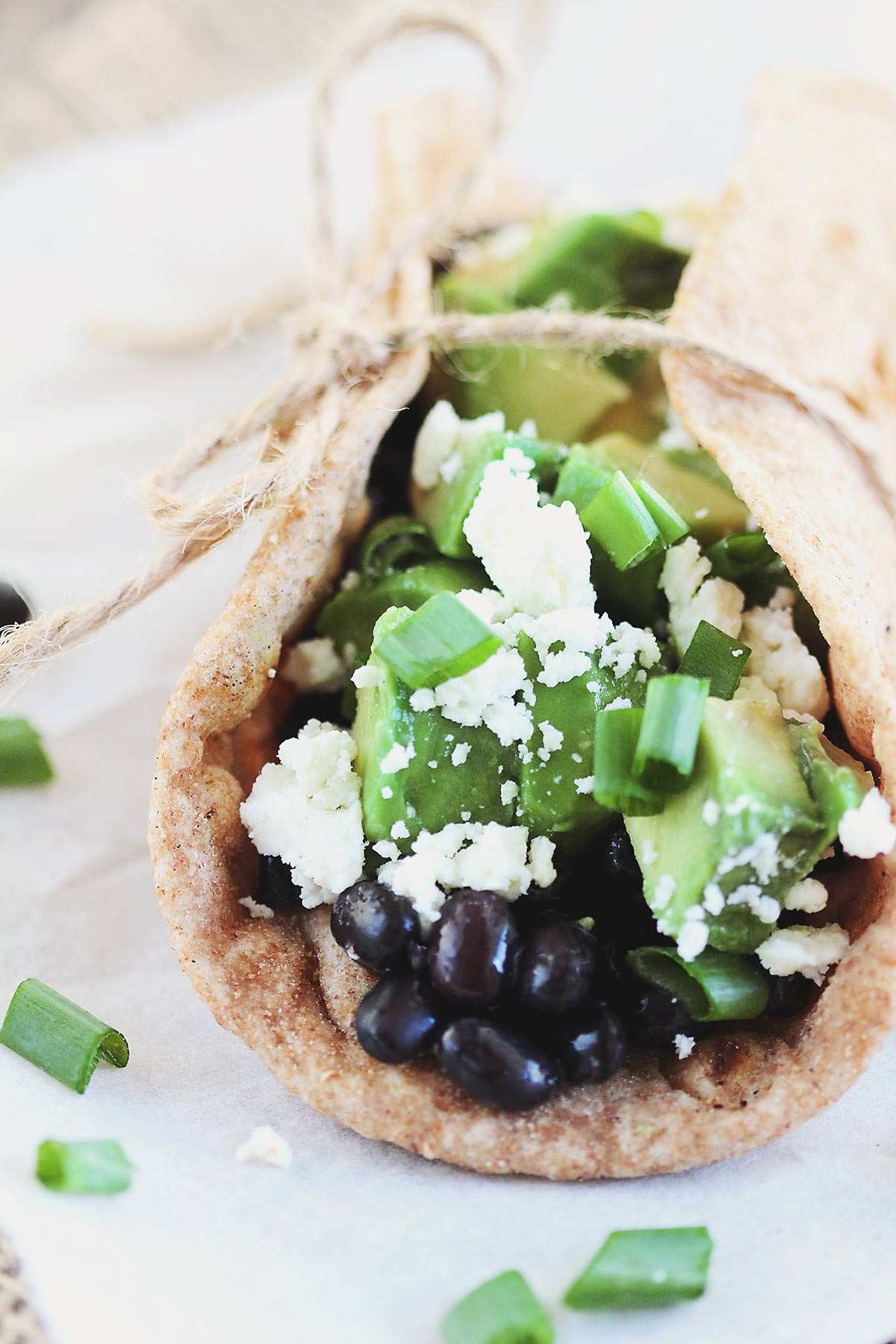 Black Bean Tacos with Avocado