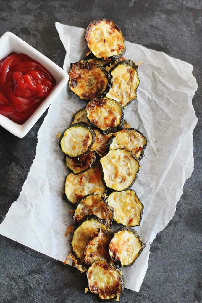 Easy, Healthy Oven-Fried Zucchini Chips