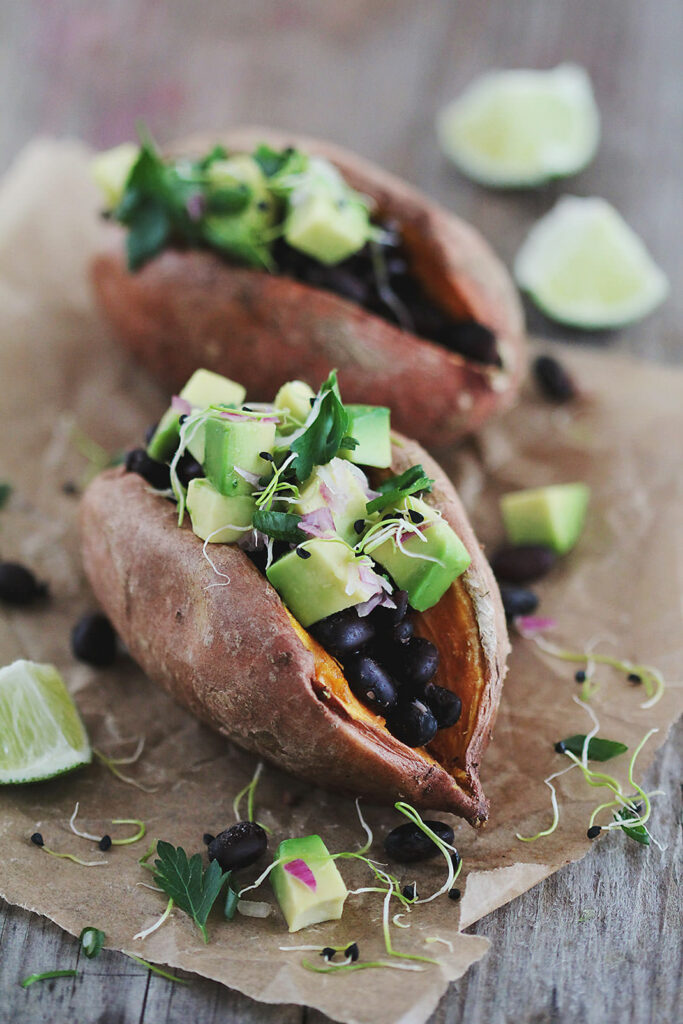 Mexican Loaded Sweet Potatoes