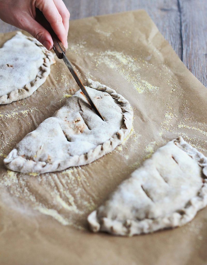 Spinach and Goat Cheese Calzone