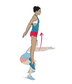 How to do squat jumps illustration