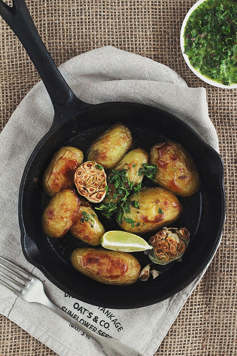 How to Make Skillet Roasted Potatoes